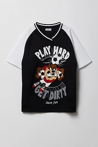 Boys Looney Tunes Graphic Active Mesh T-Shirt