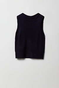 Veste en tricot pelucheux pour fille