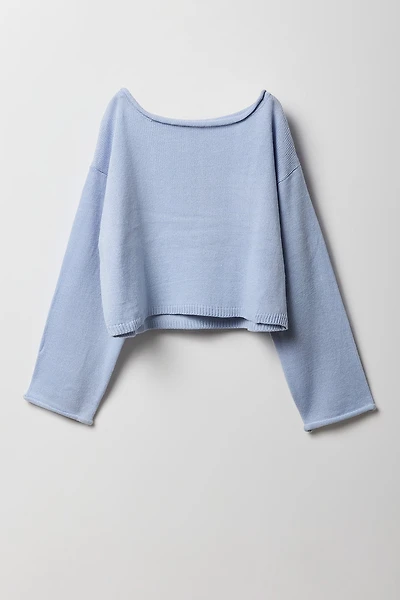 Girls Off Shoulder Sweater