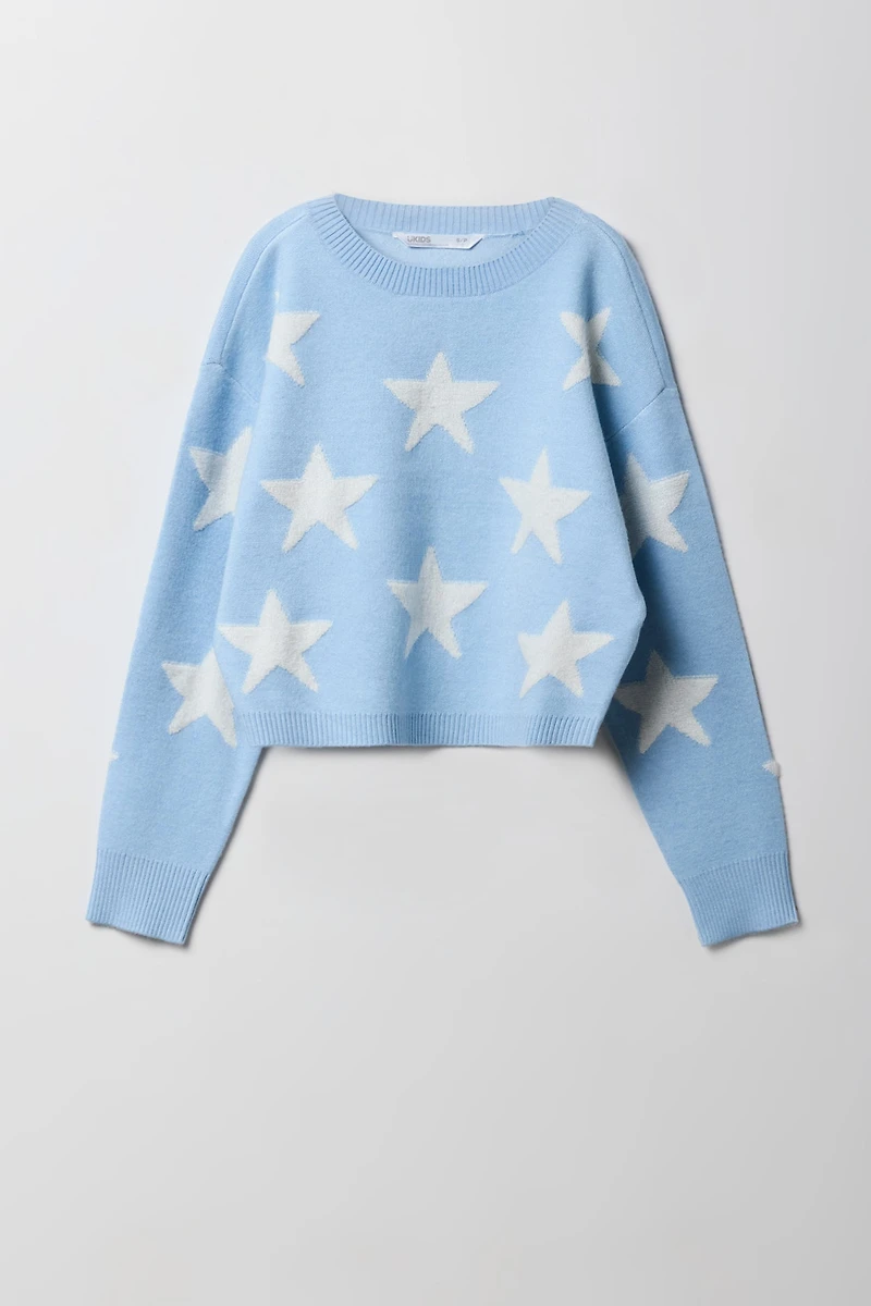 Girls Patterned Sweater