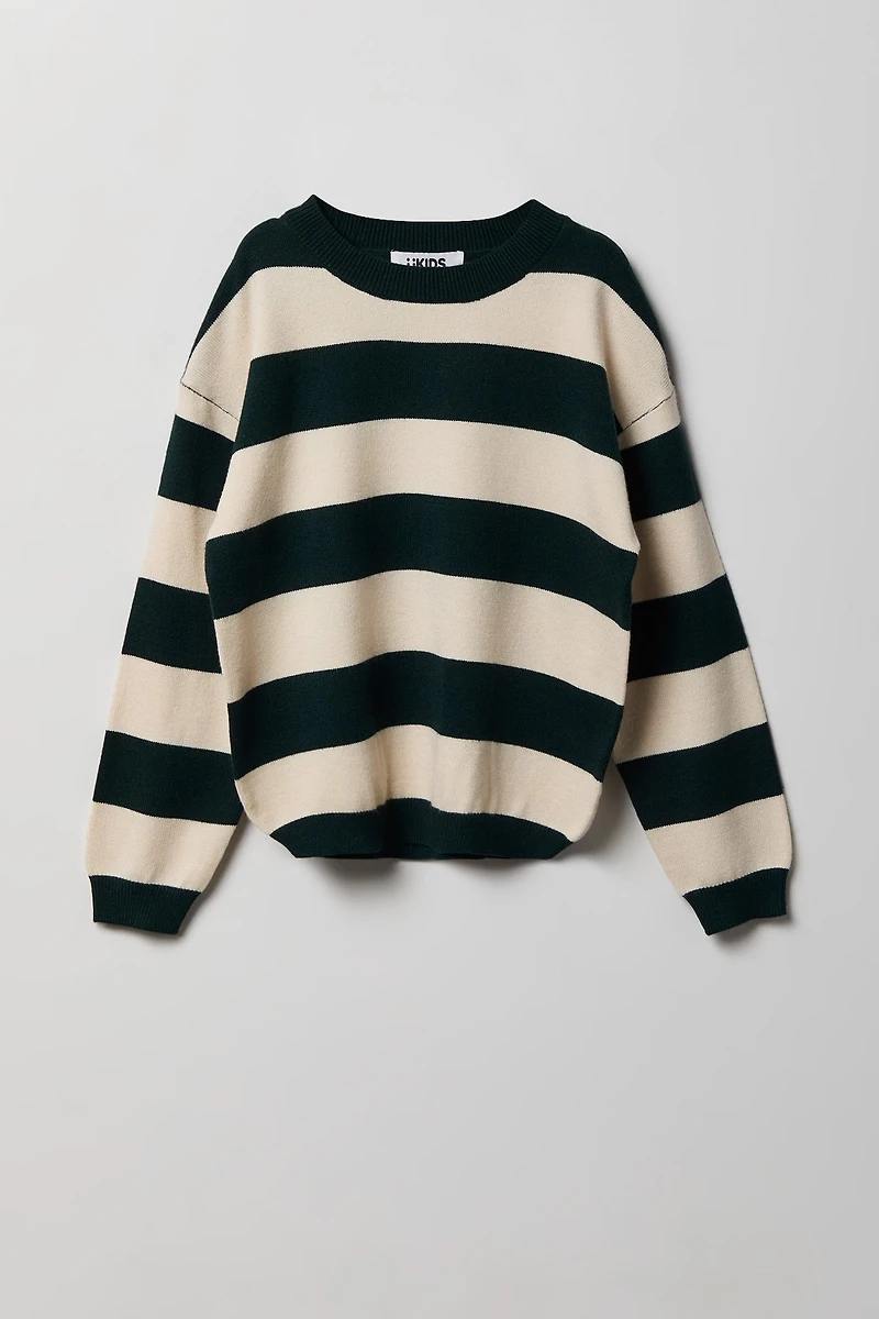 Girls Striped Sweater
