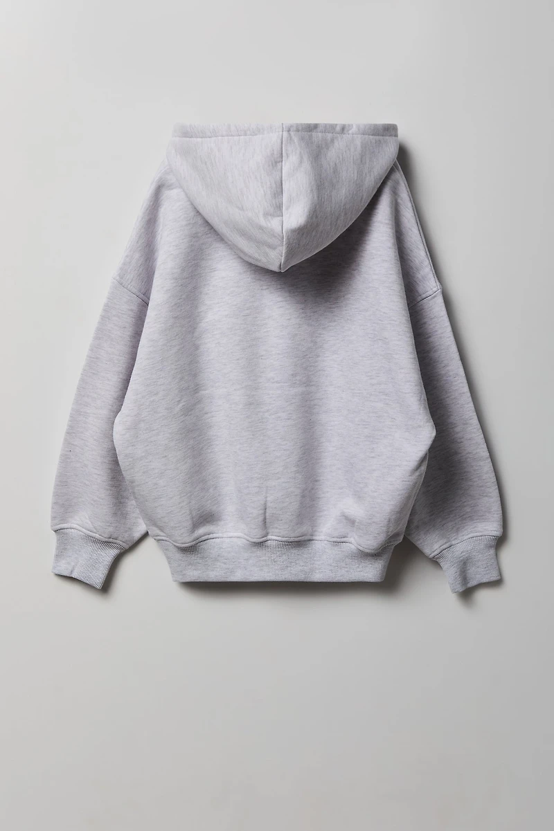 Girls Luxe Fleece Boxy Hoodie