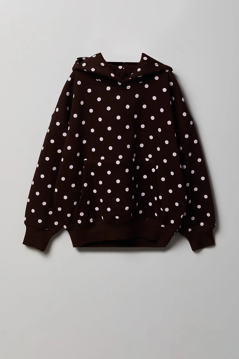 Girls Luxe Fleece Boxy Hoodie