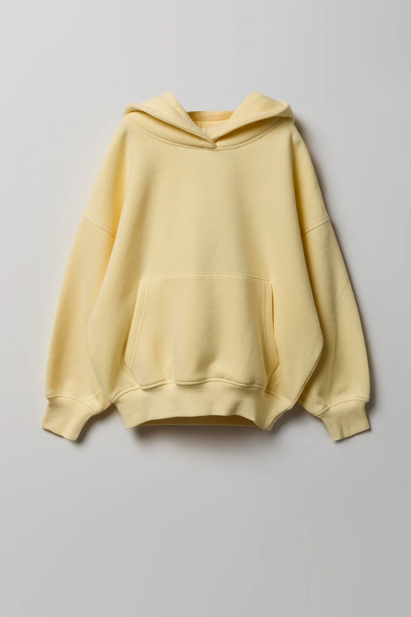 Girls Luxe Fleece Boxy Hoodie