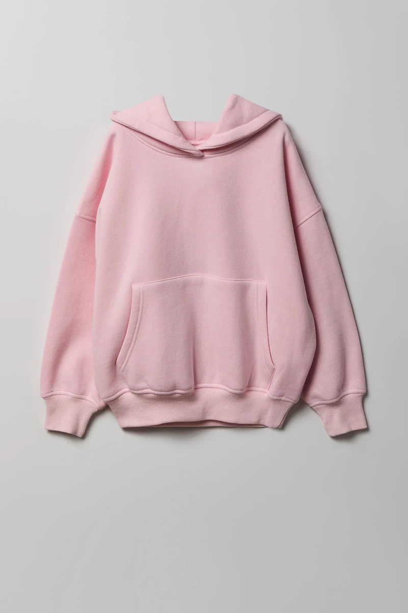 Girls Luxe Fleece Boxy Hoodie