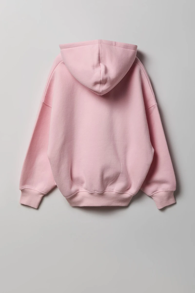 Girls Luxe Fleece Boxy Hoodie