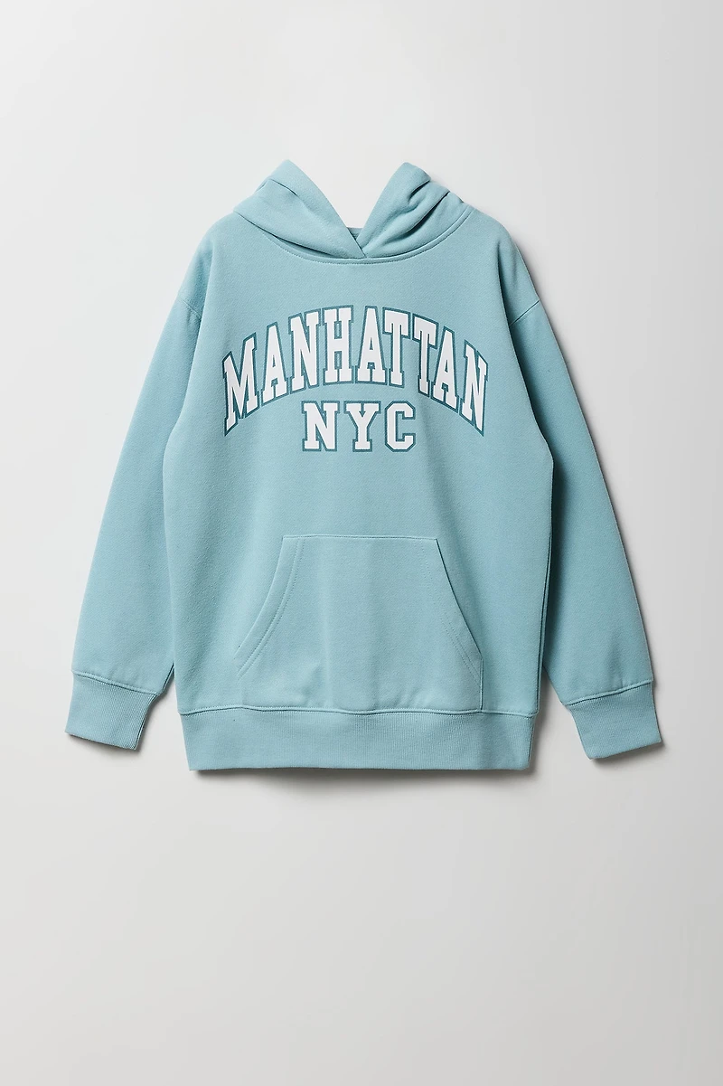Girls Graphic Fleece Hoodie
