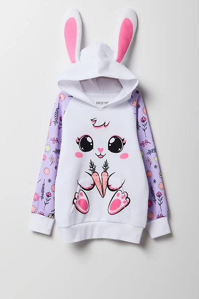 Kids Bunny Fleece Character Hoodie