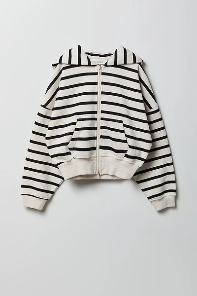 Girls Zip-Up Fleece Hoodie