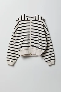 Girls Zip-Up Fleece Hoodie