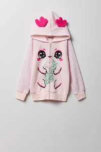 Girls Axolotl 3D Character Hoodie