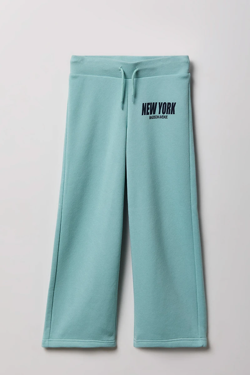 Girls Straight Leg Fleece Sweatpant