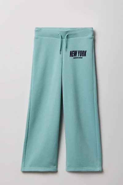 Girls Straight Leg Fleece Sweatpant