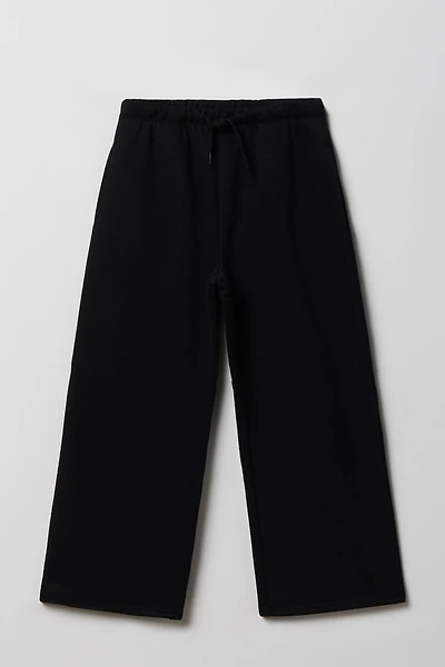 Girls Luxe Fleece Wide Leg Sweatpant