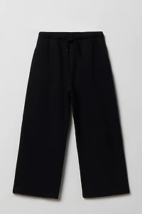 Girls Luxe Fleece Wide Leg Sweatpant