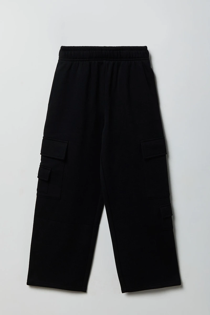 Girls Cargo Fleece Sweatpant