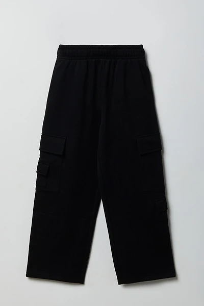 Girls Cargo Fleece Sweatpant
