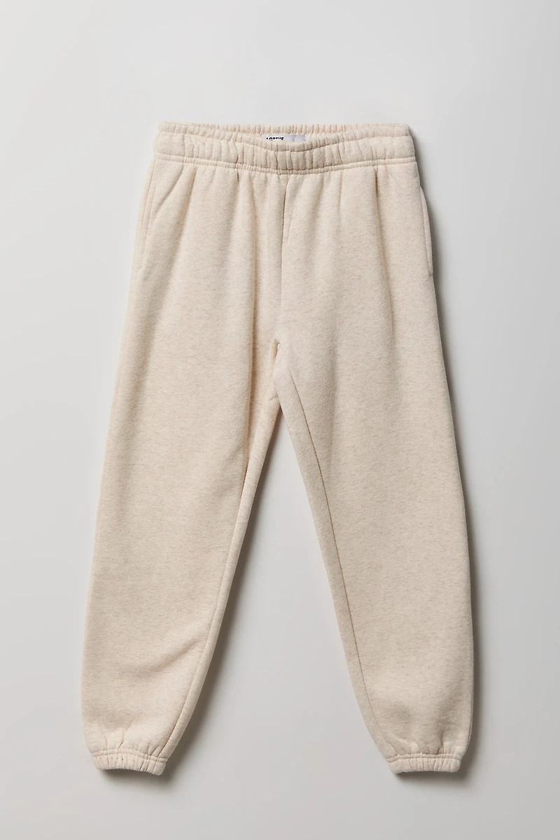 Jogger surdimensionné en molleton de luxe pour fille