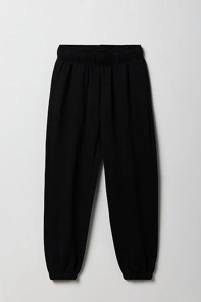 Girls Oversized Fleece Jogger