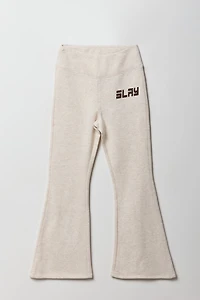Pantalon en molleton à jambe évasée et motif pierres du Rhin Slay pour filles