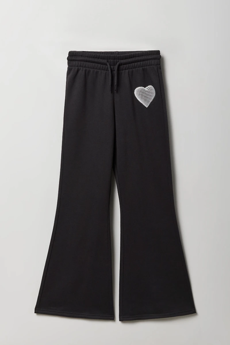 Girls Graphic Flare Sweatpant