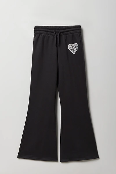 Girls Graphic Flare Sweatpant