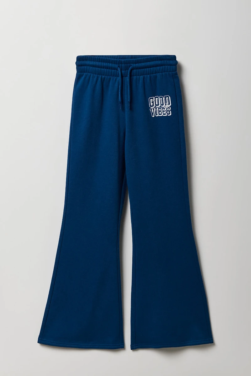 Girls Graphic Flare Sweatpant