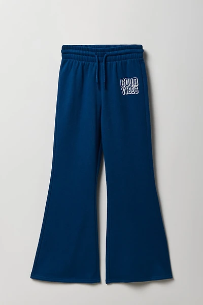 Girls Graphic Flare Sweatpant