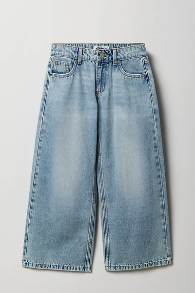 Girls Rigid Wide Leg Baggy Jean