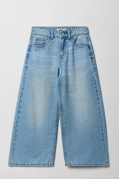 Jean rigide baggy surdimensionné pour filles