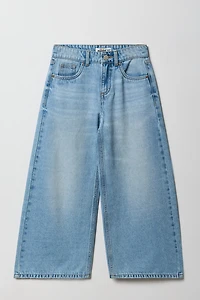 Jean rigide baggy surdimensionné pour filles