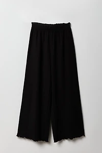 Girls Crinkle Wide Leg Pant