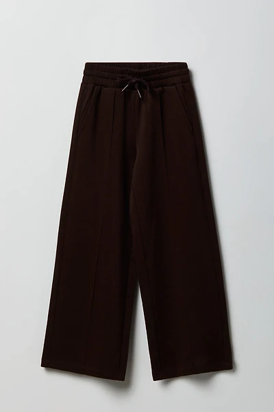 Pantalon doux à jambe large pour fille