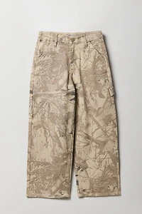 Jean de menuisier baggy à taille basse pour fille