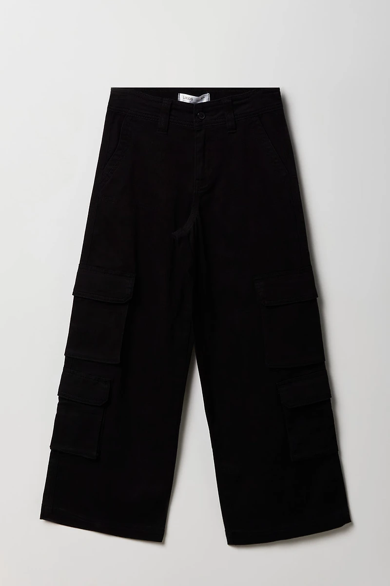 Girls Multi Pocket Cargo Pant
