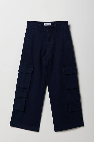 Pantalon cargo à poches multiples pour filles