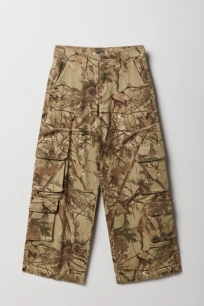 Pantalon cargo à poches multiples pour filles