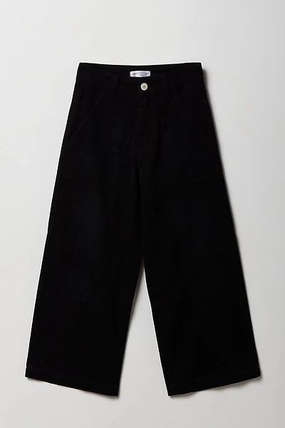 Girls Paneled Baggy Pant