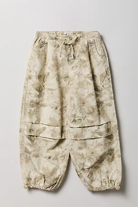 Girls Toggled Parachute Canvas Pant