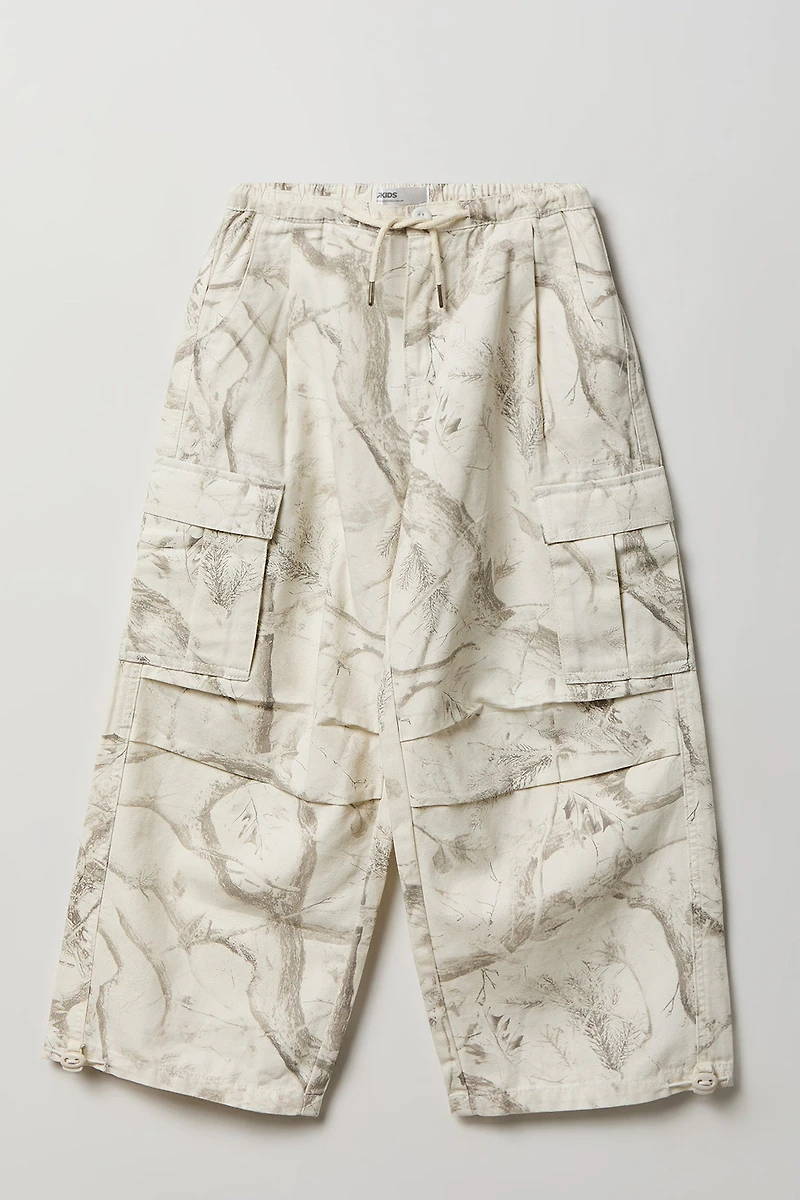Pantalon parachute cargo pour fille