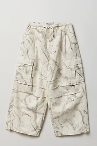 Pantalon parachute cargo pour fille