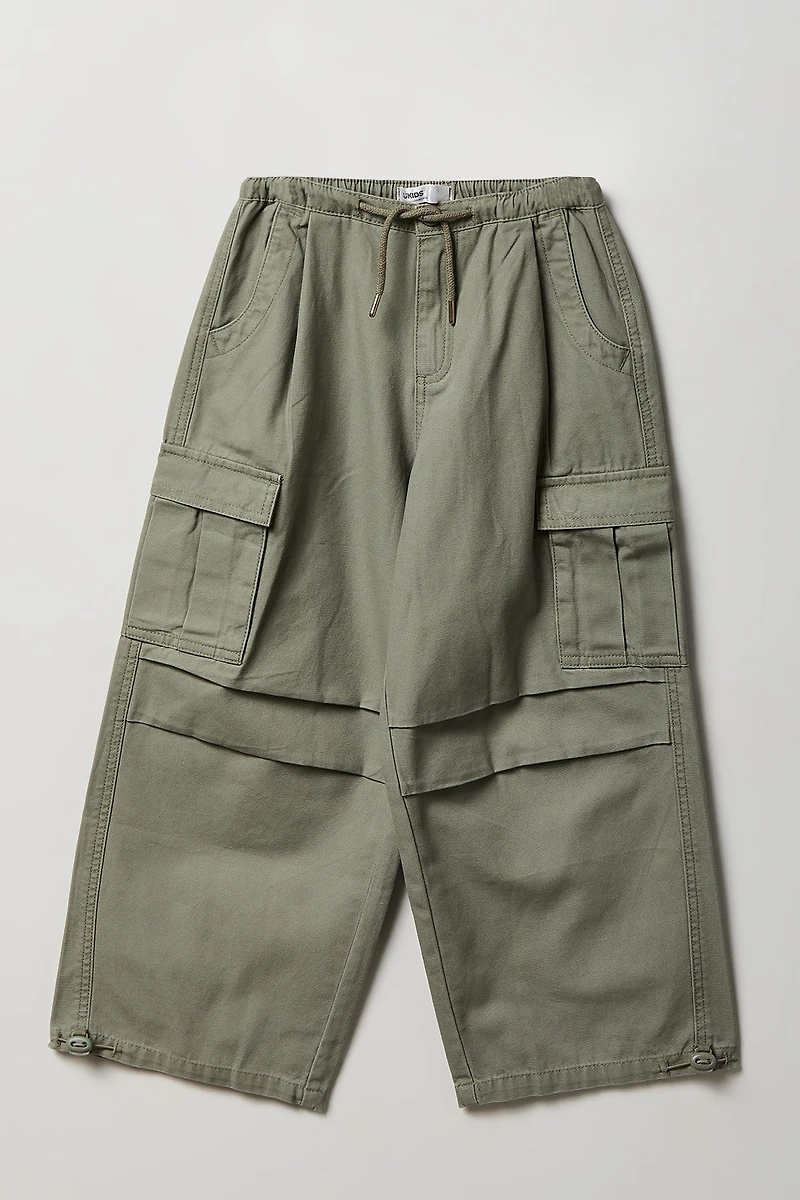 Girls Cargo Parachute Pant