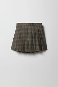 Jupe-short plissée pour fille