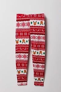 Girls Christmas Print Legging