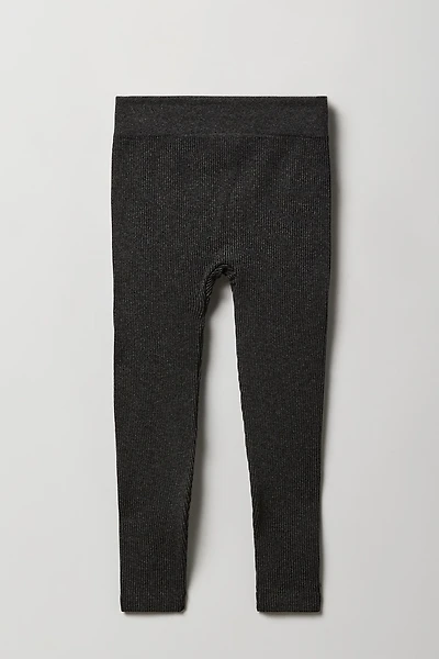 Girls Seamless Ribbed Legging