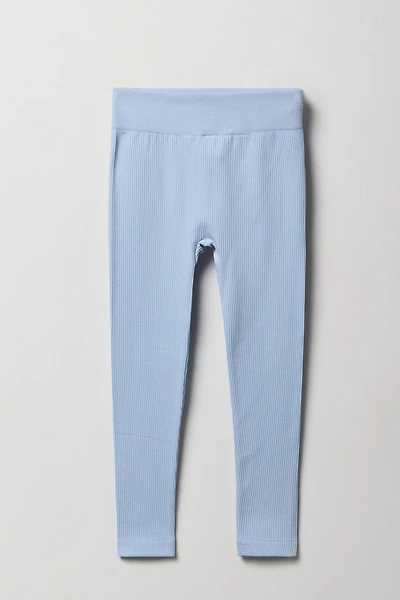 Girls Seamless Ribbed Legging