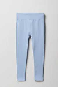 Girls Seamless Ribbed Legging