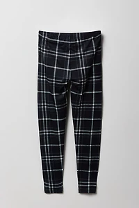 Legging uni et imprimé doux pour filles (paquet de 2)