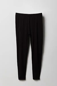 Legging uni et imprimé doux pour filles (paquet de 2)