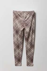 Legging uni et imprimé doux pour filles (paquet de 2)